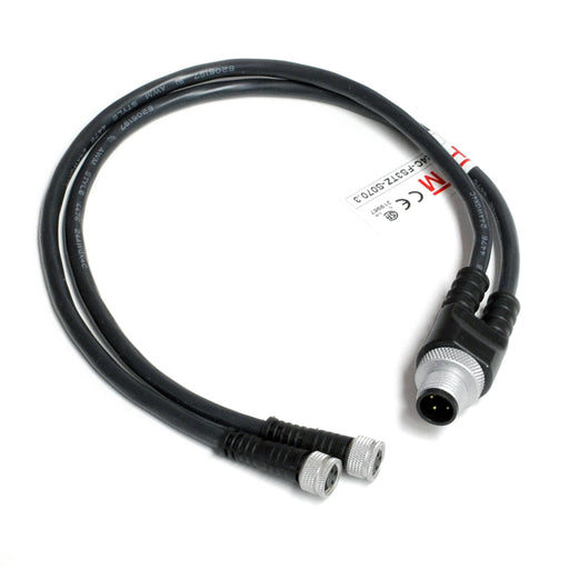 U2-R4C-FS3KZ-S072 – HTM Sensors Splitter Cable Male Straight 2 x M8 Female Straight 4 Pin 2 m Silicone