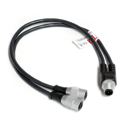 U2-R4R-FS4KZ-S071 – HTM Sensors Splitter Cable Male Straight 2 x M12 Female Straight 4 Pin 1 m Silicone