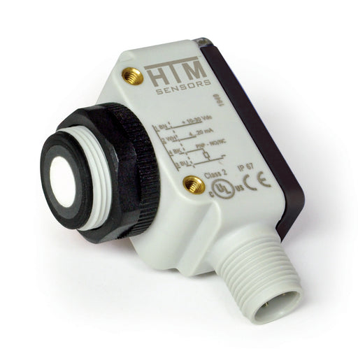 M18U-DR1200PIO-4Q – HTM Sensors M18 Ultrasonic Sensor 80-1200 mm Single PNP