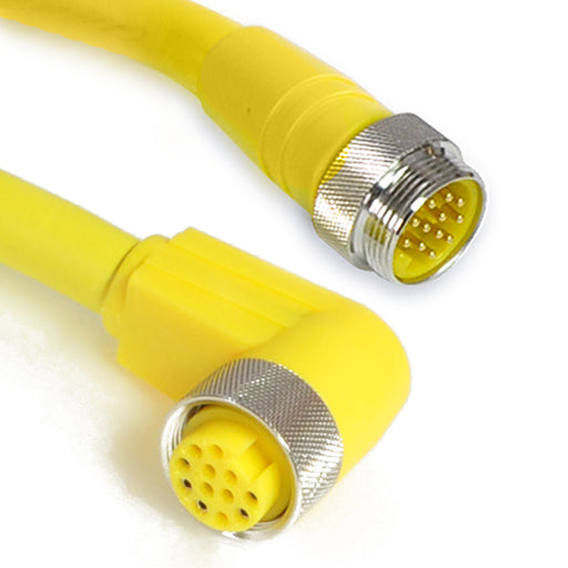 Z-MS12KAA3905+Z-FA12KAA3905 – HTM Sensors Mini Connector Cable 12 Pin Male Straight to 12 Pin Female Angled