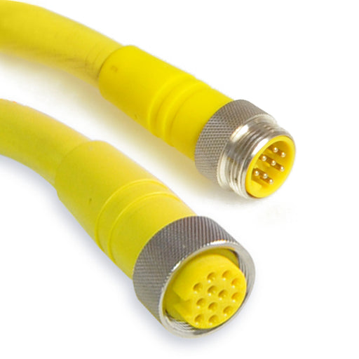 Z-MS8KAA472+Z-FS12KAA472/60MM – HTM Sensors Mini Connector Cable 8 Pin Male Straight to 12 Pin Female Straight