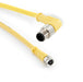 R-MA4/3TZ-V075+C-FS3TZ-V075 – HTM Sensors Double Ended Cable M12 A-Coded Male Angled M8 A-Coded Female Straight 3 Pin 5 m PVC