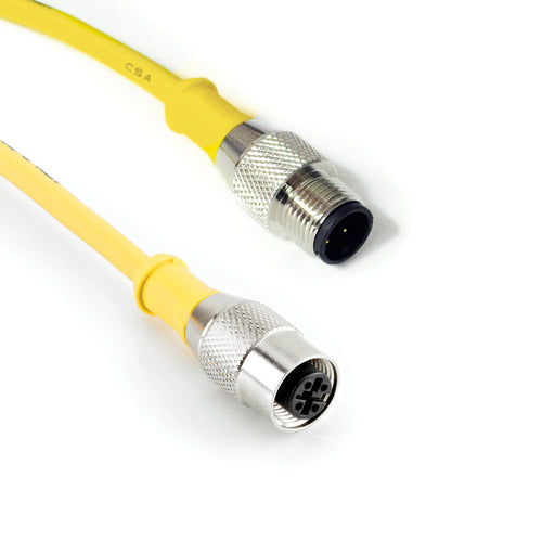 R-MS4TZ-V070.6+R-FS4TZ-V070.6 – HTM Sensors Double Ended Cable M12 A-Coded Male Straight M12 A-Coded Female Straight 4 Pin 0.6 m PVC
