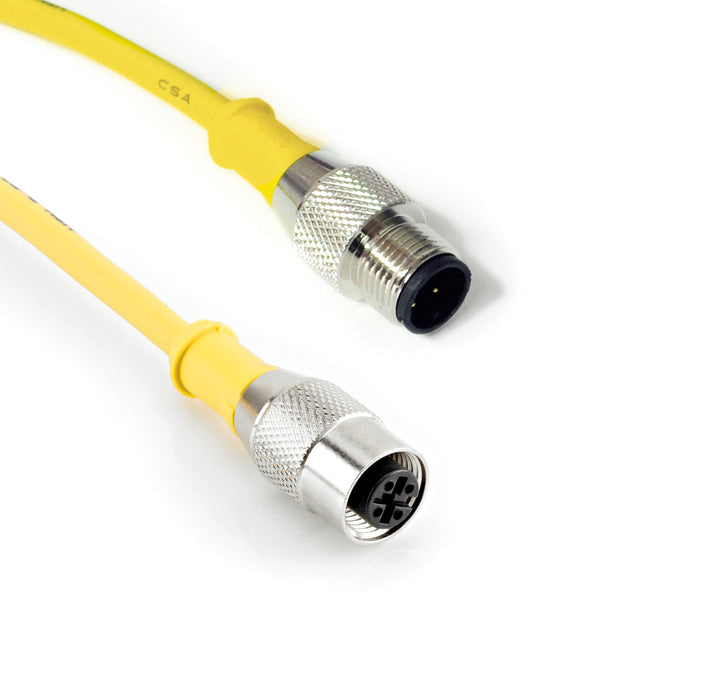 R-MS4TZ-V070.6+R-FS4TZ-V070.6 – HTM Sensors Double Ended Cable M12 A-Coded Male Straight M12 A-Coded Female Straight 4 Pin 0.6 m PVC
