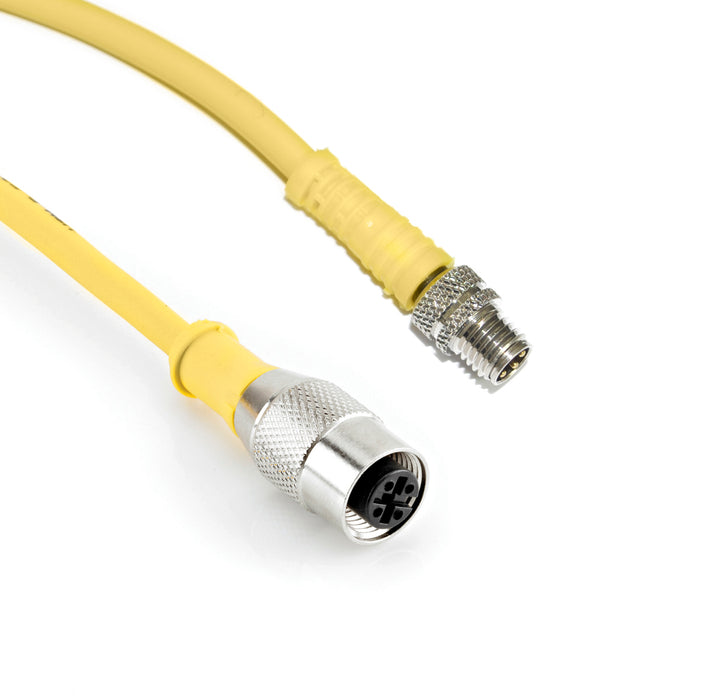 C-MS3TZ-V075+R-FS4/3TZ-V075 – HTM Sensors Double Ended Cable M8 A-Coded Male Straight M12 A-Coded Female Straight 3 Pin 5 m PVC