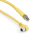 C-MS3TZ-V070.6+C-FA3TZ-V070.6 – HTM Sensors Double Ended Cable M8 A-Coded Male Straight M8 A-Coded Female Angled 3 Pin 0.6 m PVC