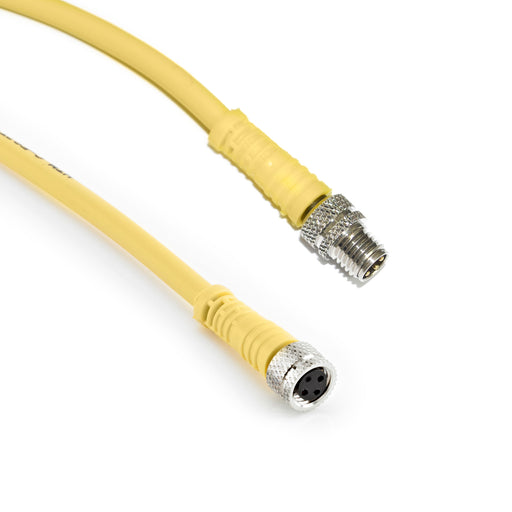 C-MS3TZ-V0710+C-FS3TZ-V0710 – HTM Sensors Double Ended Cable M8 A-Coded Male Straight M8 A-Coded Female Straight 3 Pin 10 m PVC