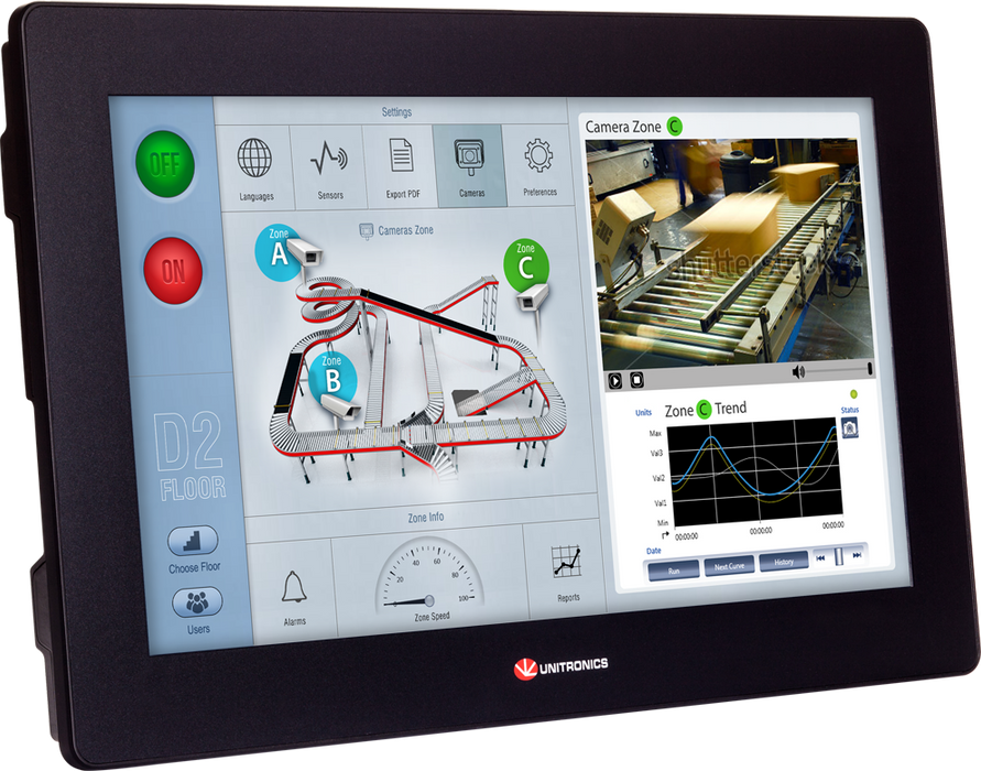 UniStream 15.6" PLC + HMI Touchscreen – Built-in Controller (All Variants)